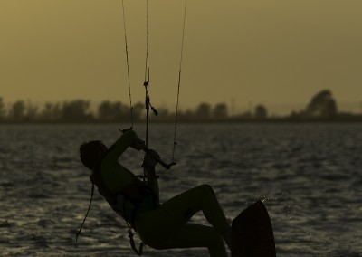 Kitesurf en el Delta del Ebro